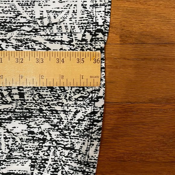 Reel Legends Keep it Cool Faux wrap dress with Pockets Size Large Black White - Picture 11 of 11